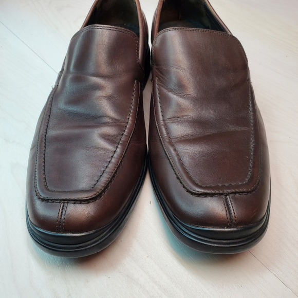 Cole Haan Mens 10 M‎ Brown Leather Loafer Shoes Nike Air Comfort - Picture 4 of 16